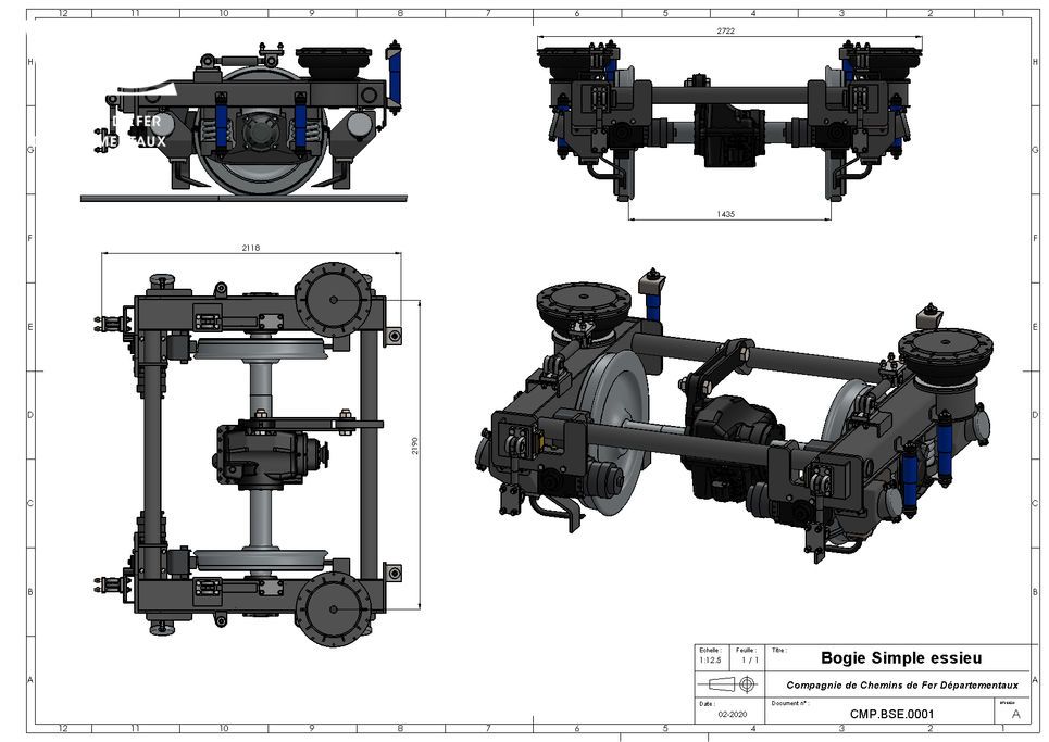 Train Bogie And Axle