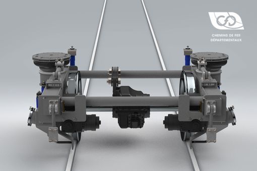 Single-axle CFD bogie for the light trains range | CFD