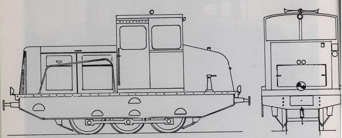 Plan of tractors series 650-652 type Dordogne. (Scale 1/43,5°) Plan of tractors series 650-652 type Dordogne. (Scale 1/43,5°)
