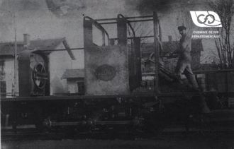 The prototype tractor No. 204 from Saône-et-Loire The prototype tractor No. 204 from Saône-et-Loire