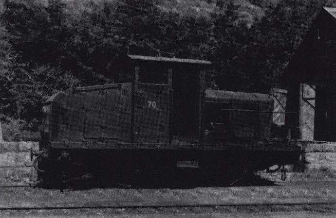 Tractor n° 70 in Florac station (Photo B. ROZE) Tractor n° 70 in Florac station (Photo B. ROZE)